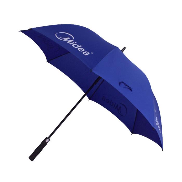 深圳市山水伞业有限公司-蓝色全纤维自动高尔夫伞