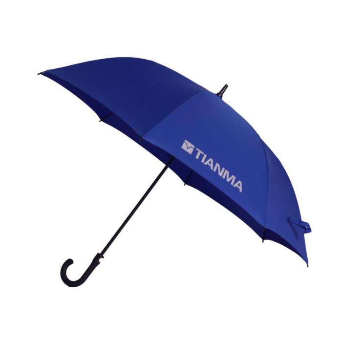 深圳市山水伞业有限公司-蓝色弯柄自动高尔夫伞