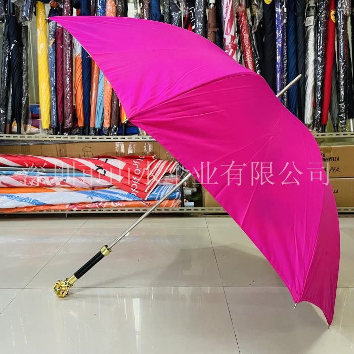 深圳市山水伞业有限公司-皇冠手柄雨伞