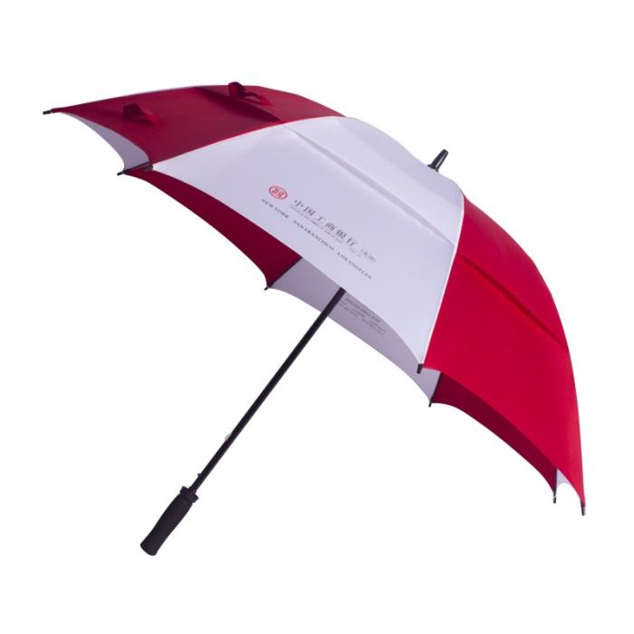 深圳市山水伞业有限公司-手动带网双层高尔夫伞