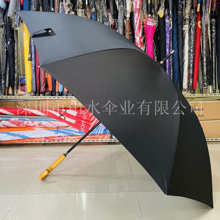 深圳市山水伞业有限公司-实木手柄雨伞